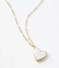 Heart Mixed Metal Necklace