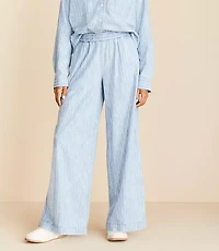 Lou & Grey Striped Straight Pants