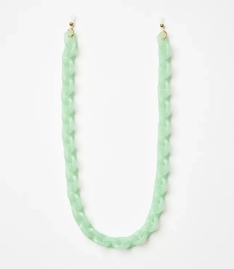 Resin Chain Link Eyeglass Chain