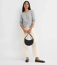 Petite Modern Crew Neck Cardigan