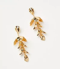 Leafed Drop Earrings