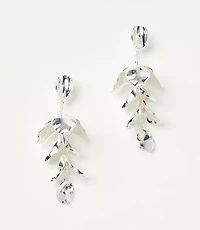 Leafed Drop Earrings