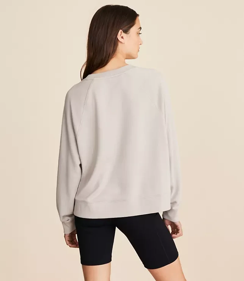 Lou & Grey Take A Hike Cozy Cotton Sweatshirt