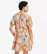 Floral Flounce Mini Dress