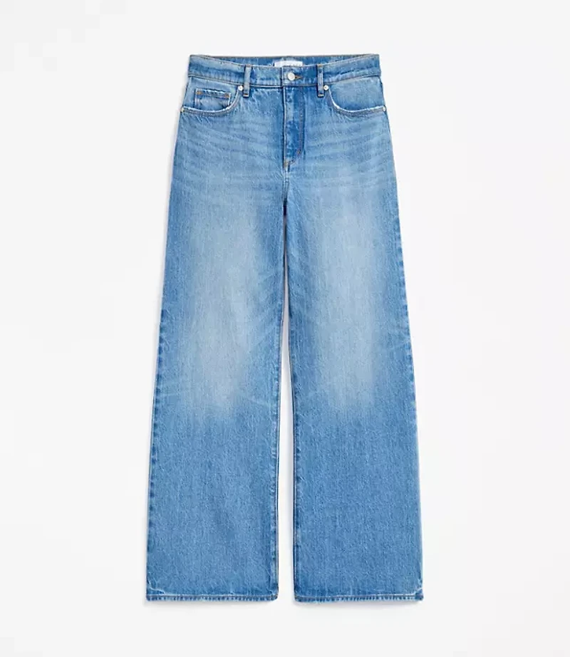Tall High Rise Wide Leg Jeans Vintage Indigo