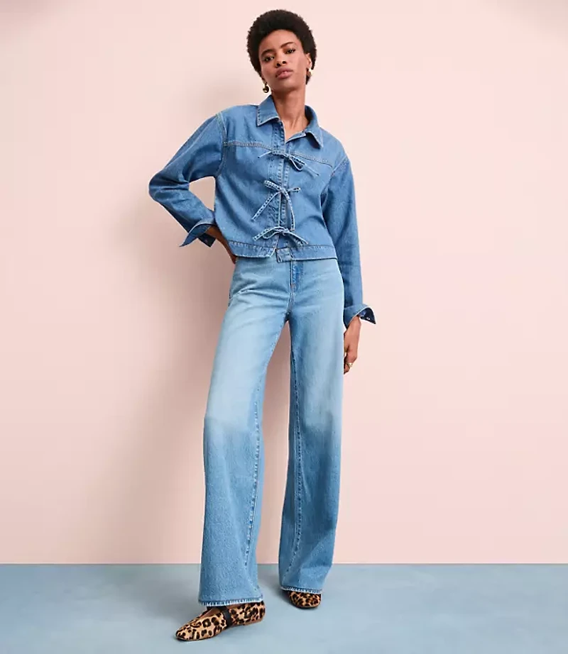 Tall High Rise Wide Leg Jeans Vintage Indigo