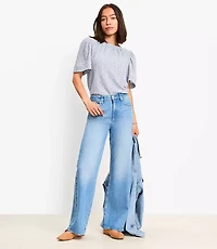 Tall High Rise Wide Leg Jeans Vintage Indigo
