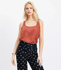 Linen Blend Easy Tank Top
