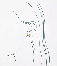Heart Stud Earring Set