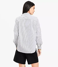 Petite Dobby Everyday Relaxed Pocket Shirt