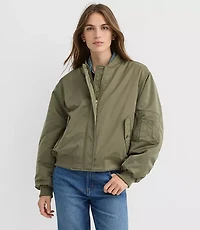Twill Bomber Jacket