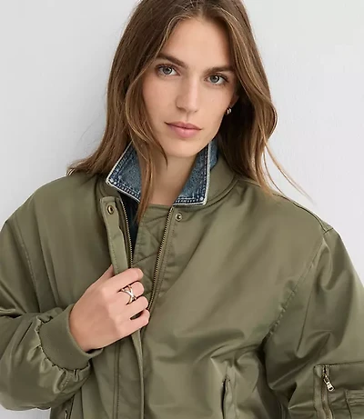 Twill Bomber Jacket