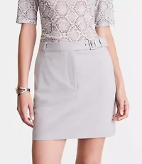 Petite LOFT Versa Seasonless Stretch Mini Pocket Skirt