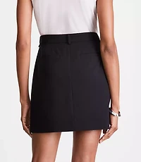 Petite LOFT Versa Seasonless Stretch Mini Pocket Skirt