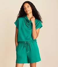 Lou & Grey Scubasoft Cowl Neck Tee