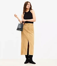 Petite Utility Pocket Midi Skirt