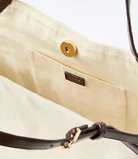 Canvas Buckle Strap Bag