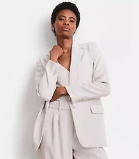 LOFT Versa Crepe Drape Relaxed Blazer