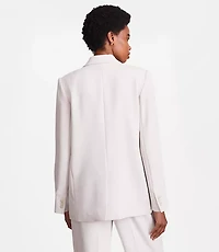 LOFT Versa Crepe Drape Relaxed Blazer