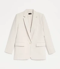 LOFT Versa Crepe Drape Relaxed Blazer