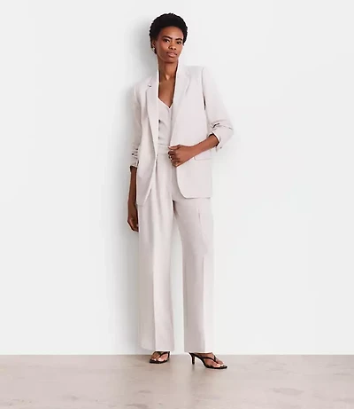 LOFT Versa Crepe Drape Relaxed Blazer
