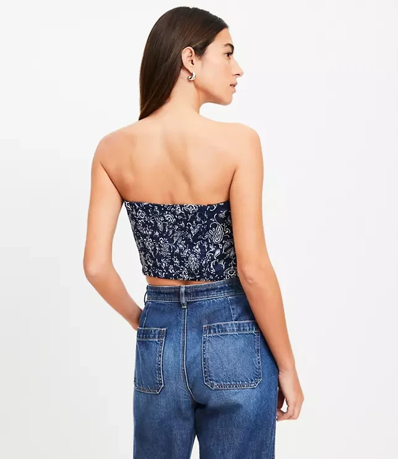 Petite Bandana Strapless Top