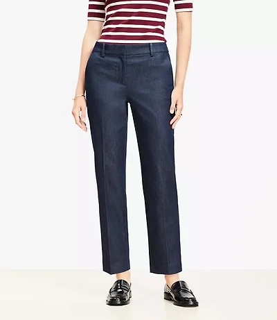 Petite Curvy Riviera Slim Pants Refined Denim