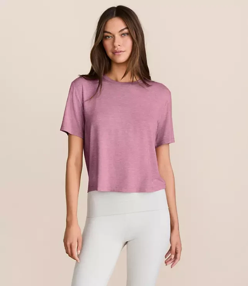 Lou & Grey Heathered Essential Modal Tee