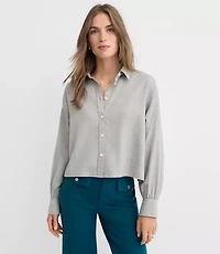 Sparkle Herringbone Modern Everyday Shirt