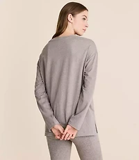 Lou & Grey Heathered Brushedsoft Tunic Top