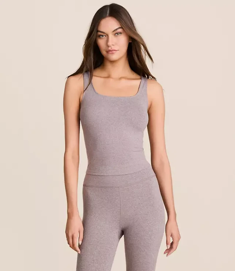 Lou & Grey Heathered Brushedsoft Tank Top