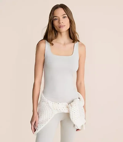 Lou & Grey Heathered Brushedsoft Tank Top