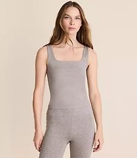 Lou & Grey Heathered Brushedsoft Tank Top