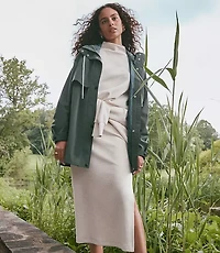 Lou & Grey Heathered Scubasoft Column Maxi Skirt