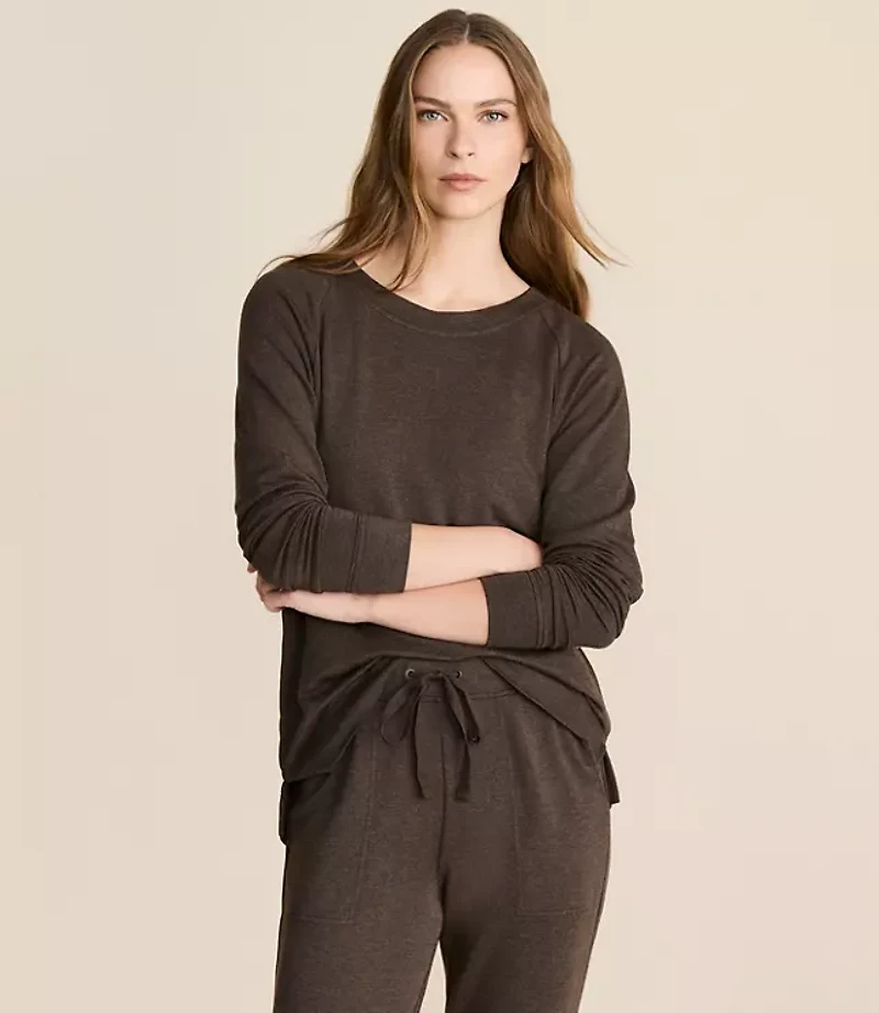 Lou & Grey Heathered Signaturesoft Sweatshirt