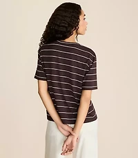 Lou & Grey Striped Essential Modal Tee