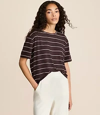 Lou & Grey Striped Essential Modal Tee