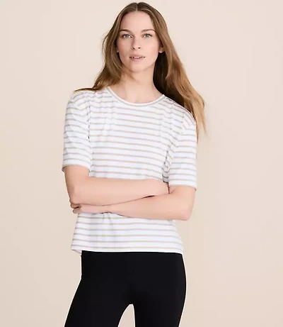 Lou & Grey Striped Essential Modal Tee