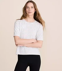Lou & Grey Striped Essential Modal Tee