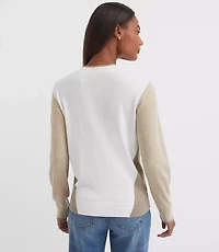 Colorblock Luxe Knit Sweater