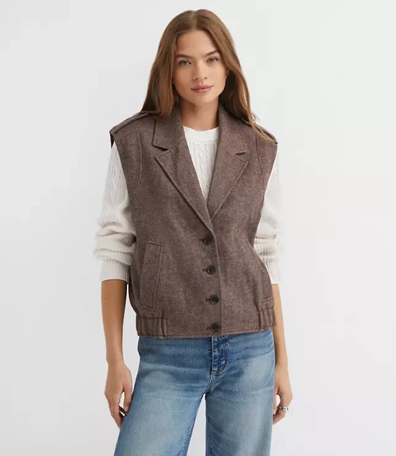 Relaxed Vest Jacket