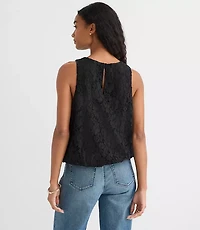 Lace Bubble Shell