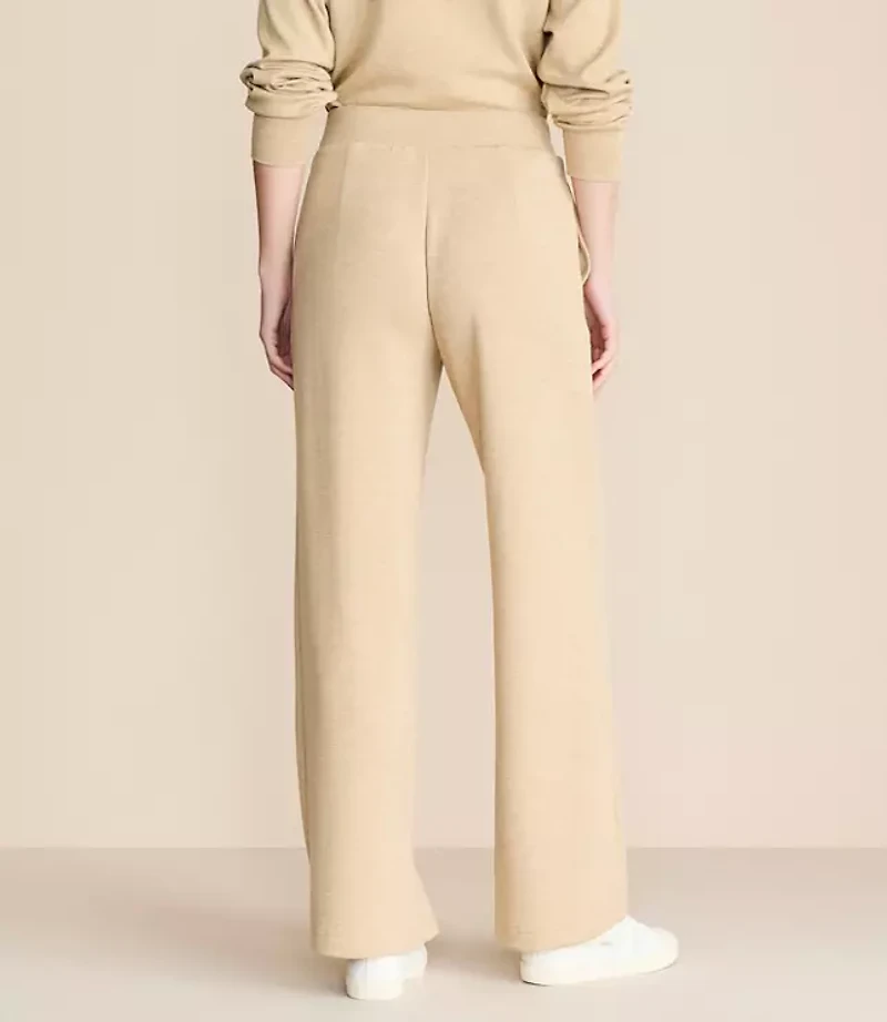 Lou & Grey Scubasoft Pintucked Wide Leg Pants