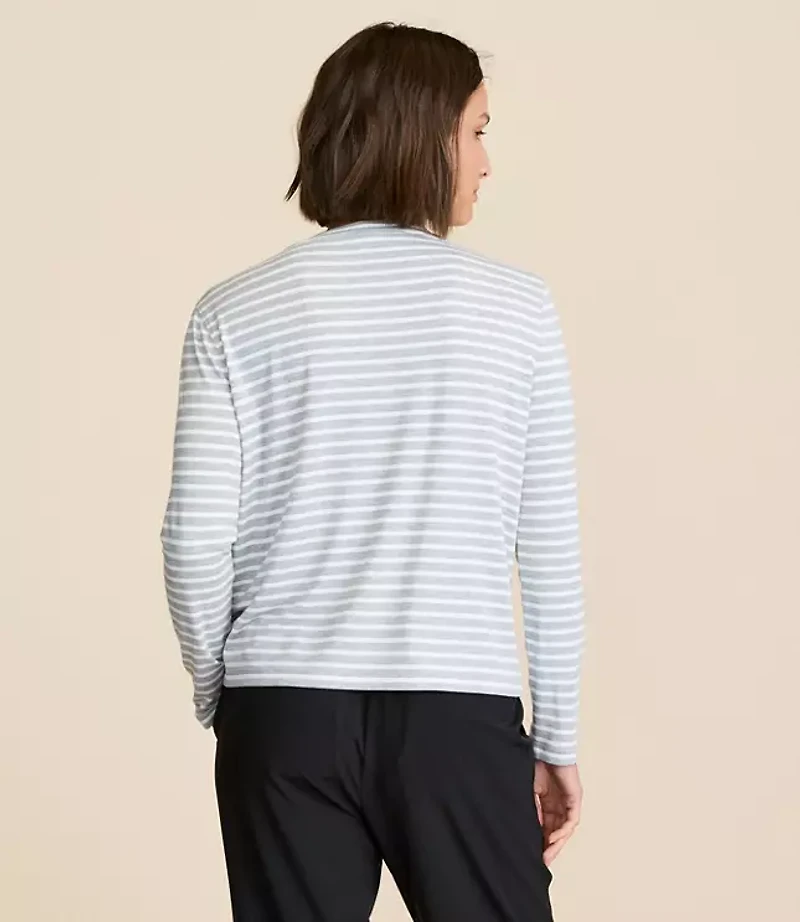 Lou & Grey Striped Essential Modal Tee