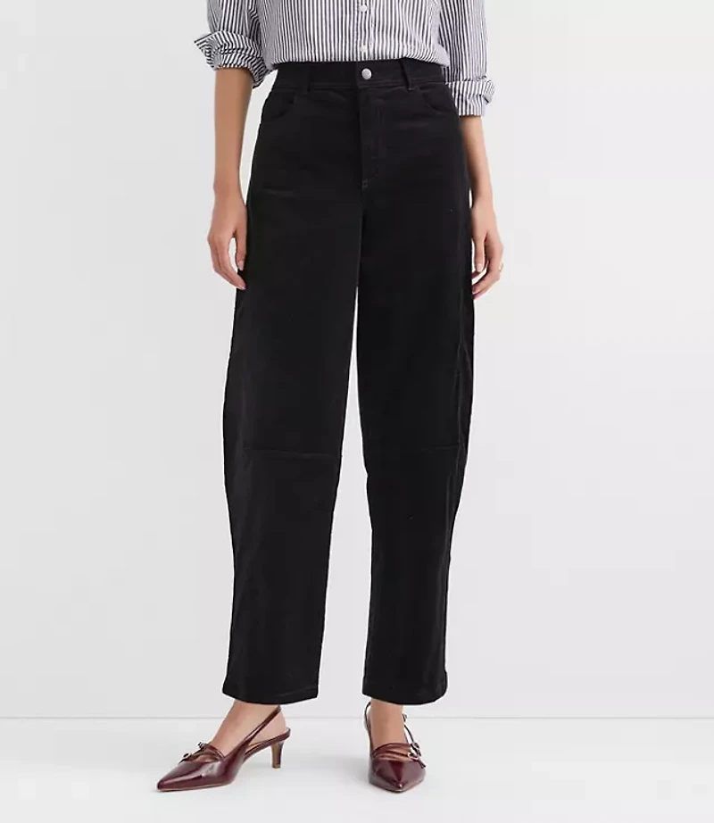 Barrel Corduroy Pants