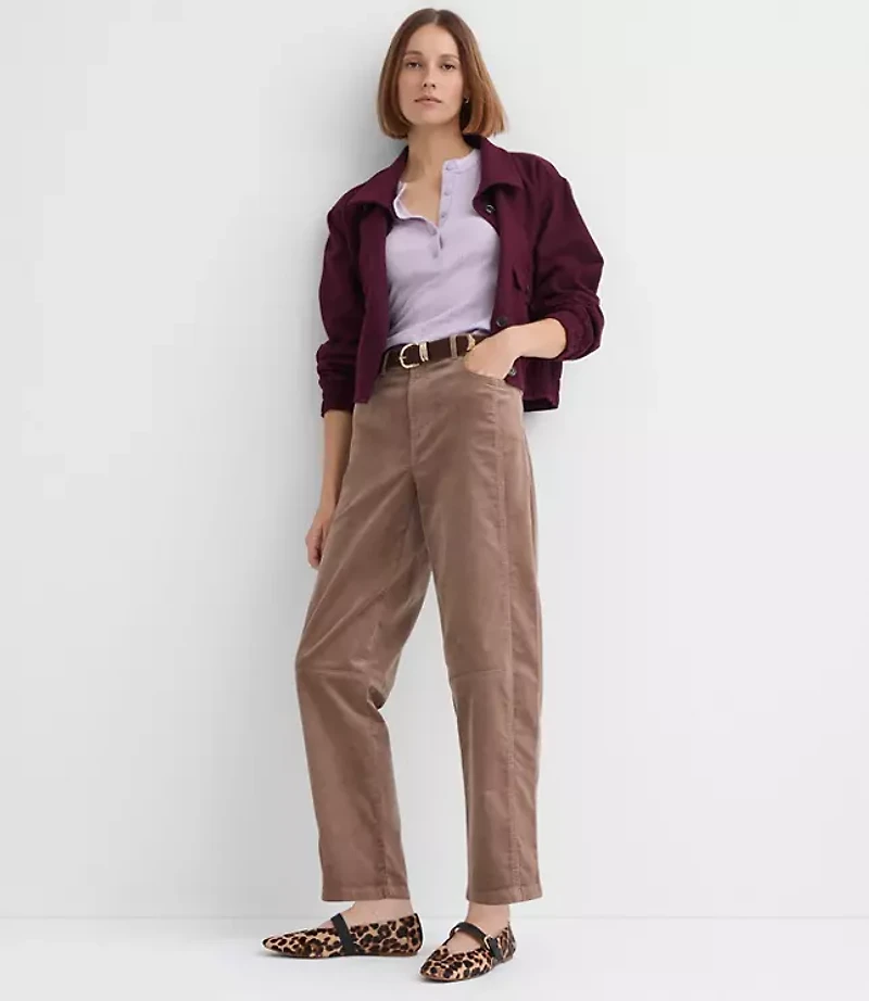 Barrel Corduroy Pants