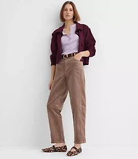 Barrel Corduroy Pants