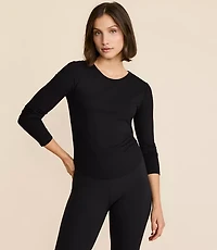 Lou & Grey Ribbed Shirttail Tee