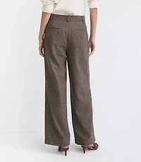 Petite Palmer Wide Leg Pants Wool Blend