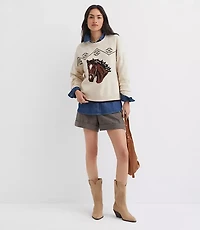 Petite Horse Sweater